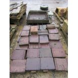 Two pallets with miscellaneous fire bricks