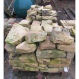 Two pallets of Cotswold stone building stone