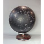 A Philips 19" slate terrestrial globe, 56cm high