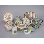 A collection of Denby wares including examples designed by Glyn Colledge including a plate with