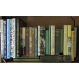 A box containing a miscellaneous collection fo books about The River Severn, Tall Ships, Inland