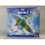 Boxed Corgi die-cast model plane from 'The Aviation archive', AA33900 World War II Supermarine