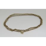 9ct belcher link chain, 12.4g