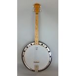 Deering Banjo Co Good Time Resonator four string banjo, Made in USA, 80cm long