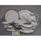 A quantity of Royal Doulton Winthrop pattern wares comprising three two handled tureens and