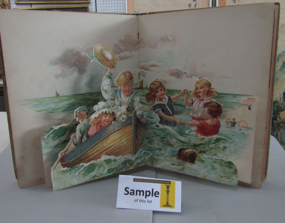 A charming collection of antique children's books, many produced by Ernest Nister, London, including - Image 5 of 8