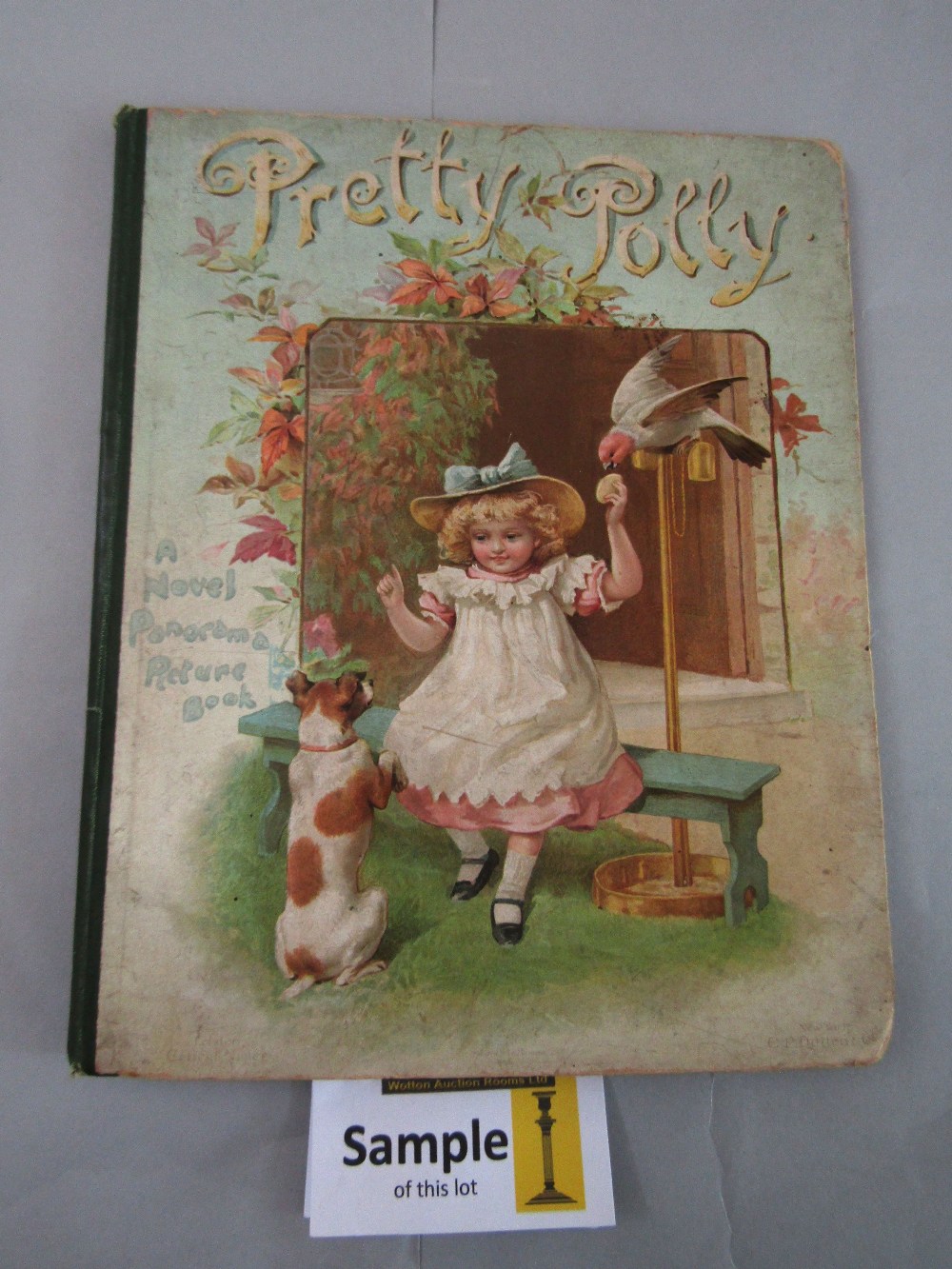 A charming collection of antique children's books, many produced by Ernest Nister, London, including