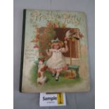 A charming collection of antique children's books, many produced by Ernest Nister, London, including