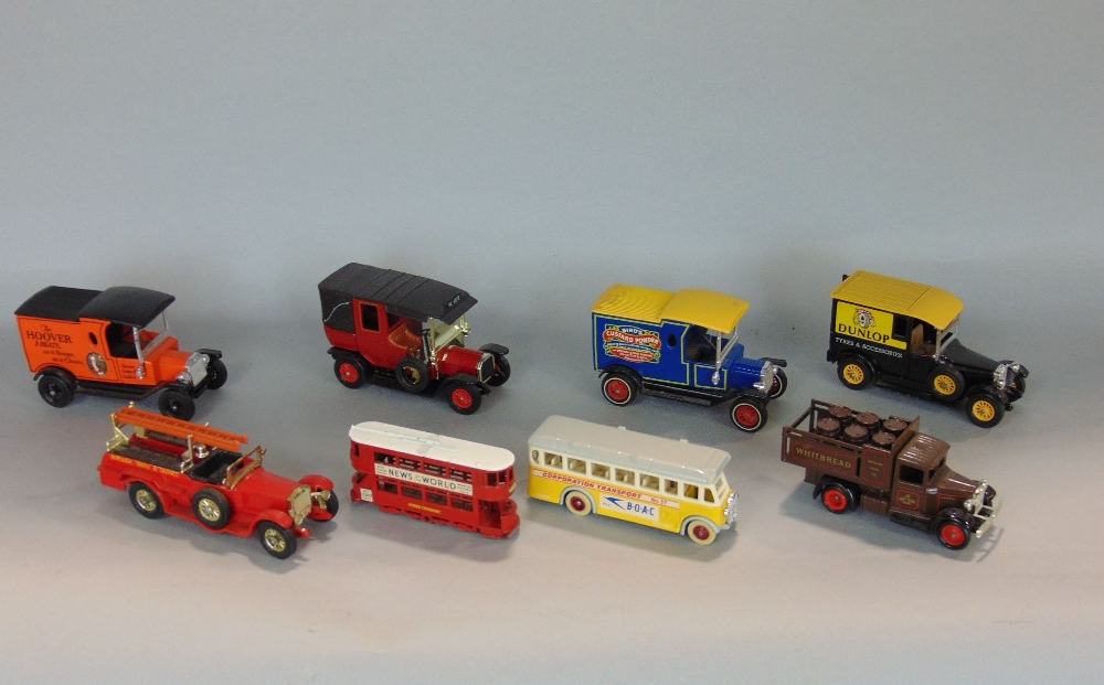 Collection of unboxed model vehicles mostly by Matchbox/Lesney and Lledo, many of which advertise - Image 3 of 4