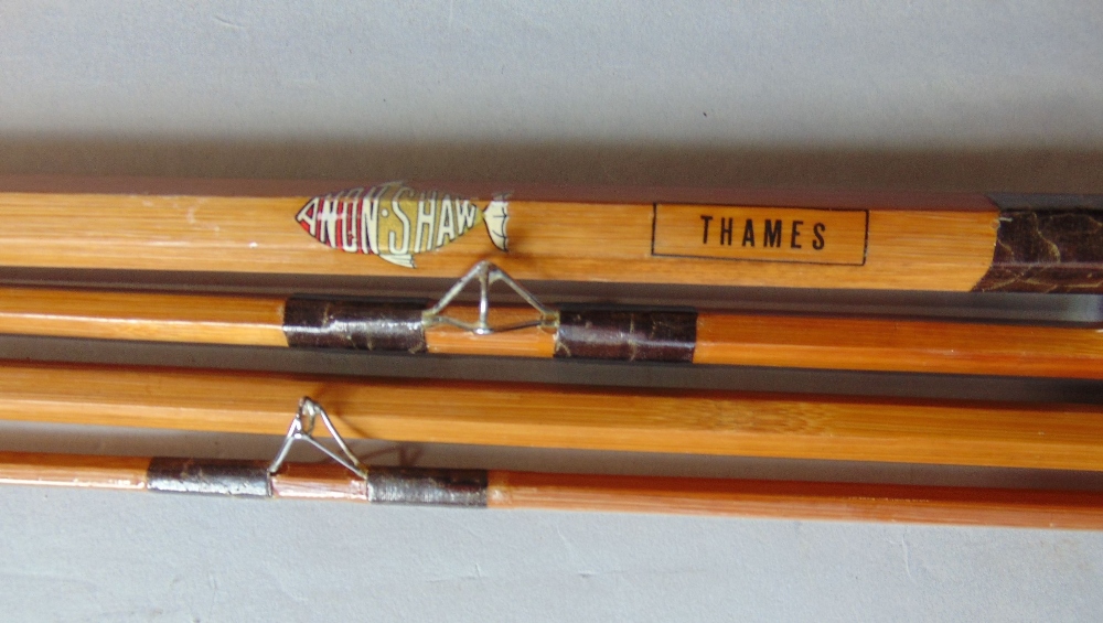 Vintage Thames Anon Shaw fishing rod together with a further similar rod and a diawa combo (3) - Image 2 of 3