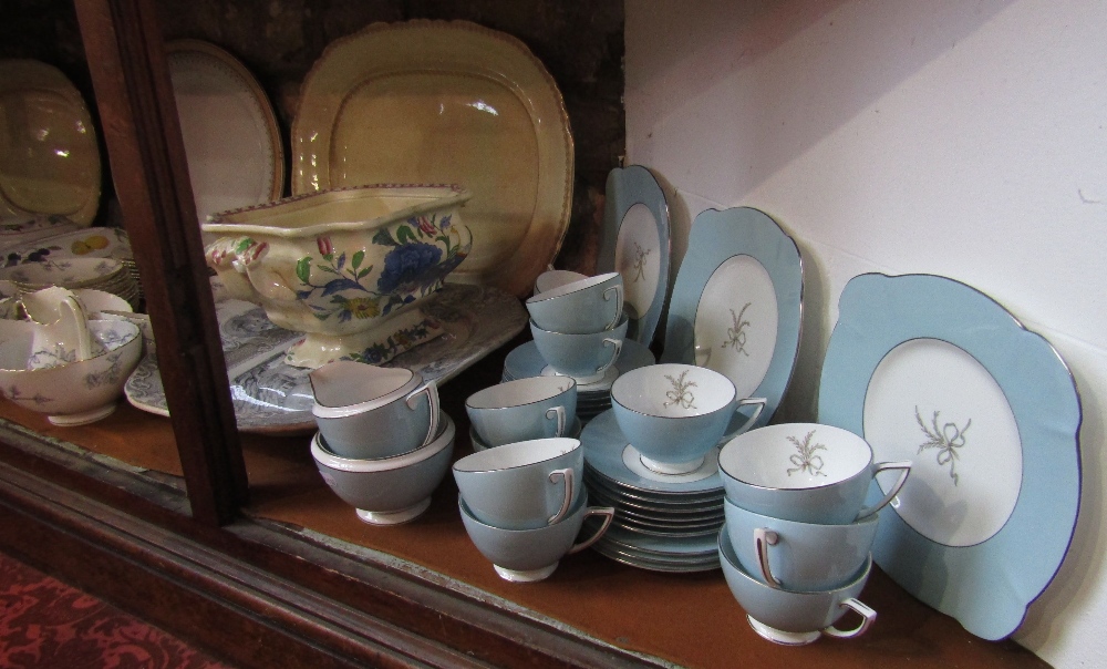 A quantity of ceramics including Minton Ardsley pattern teawares, a set of six decorative jelly - Image 2 of 3