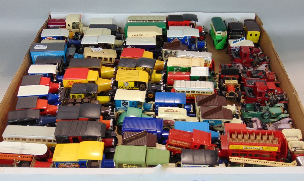 Collection of unboxed model vehicles mostly by Matchbox/Lesney and Lledo, many of which advertise - Image 4 of 4