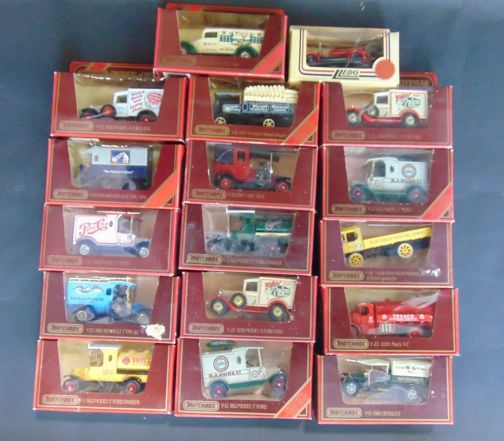 Collection of boxed model cars including 18 Matchbox 'Yesteryear', 23 Lledo 'Days Gone', 10 Corgi - Image 2 of 3