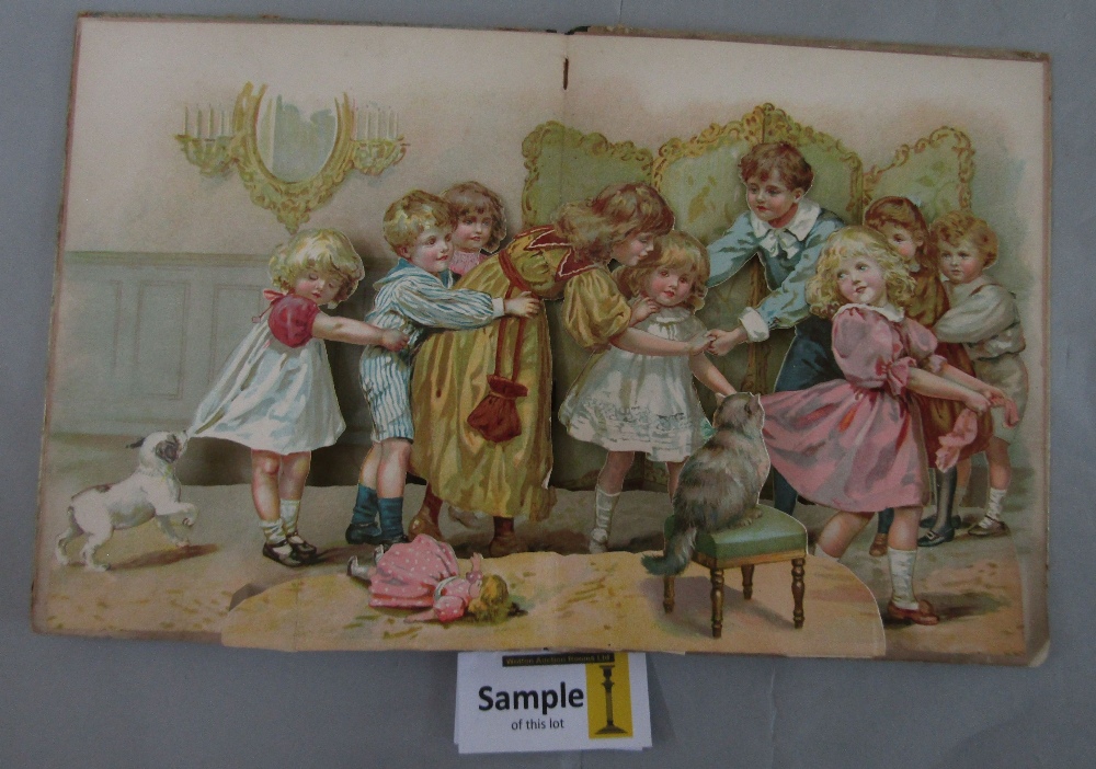 A charming collection of antique children's books, many produced by Ernest Nister, London, including - Image 3 of 8