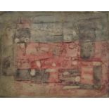 Mid 20th century school - Relief abstract study, unsigned, inscribed verso - Unknown artist