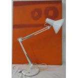 A Danish angle poise type lamp, 65 cm high approx