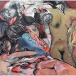Toose Morton (20th/21st century) - 'The Orgy', signed and dated 2015 verso, further inscriptions