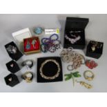 Large collection of costume jewellery in the style of Butler & Wilson, brands to include Julien