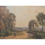 Sir Herbert Hughes-Stanton (1870-1937) - 'Near Cagnes, France', signed, inscribed Frost & Reed label
