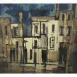 Deborah Jones (1921-2012) - Street scene, signed, oil on canvas, 46 x 51 cm
