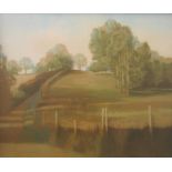Richard Ewen (1929-2009) - 'A Rural Path', signed and dated 1978, oil on canvas, 50 x 60cm, framed