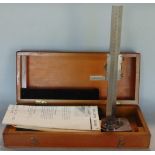 A Chesterman Height Gauge, no 369, with original box and papers
