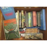 A box containing a mixed collection of vintage and other books (1)