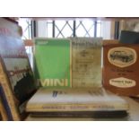 A quantity of vintage and other motor car manuals and instruction books including The Morgan Plus