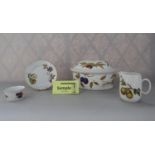 A quantity of Royal Worcester Evesham pattern oven to table ware including tureens and covers,