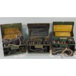 Three military field Morse Code machines, control units number SR2 Mk 1, catalogue number VB0732