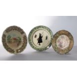 A collection of mainly Royal Doulton decorative wall plates including The Old Wife in Australia,