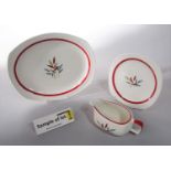 A collection of Midwinter Stylecraft dinnerwares in the Hawaii pattern comprising a pair of