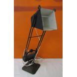Vintage Horstmann weighted desk lamp, 57 cm high approx