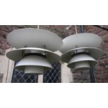 Poul Henningsen for Loius Poulsen - Pair of PH5 Ceiling Pendant Lights, 48cm diameter (2)