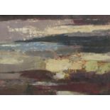 Robert Sadler (1909-20010 - 'Coastal Landscape', unsigned, acrylic on board, inscribed Studio