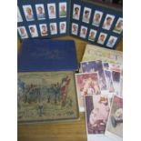 A mixed collection of items to include two Will's cigarette card albums, a further homemade