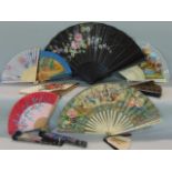 Twelve fans, mainly European, late 19th century and later