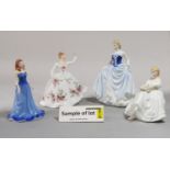 A collecton of 20 Royal Doulton figures of female characters including Kirsty HN2381, Premiere