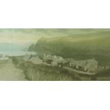 Bernard Green (1931-1998) - 'Abereiddy, Late Summer', Pembrokeshire scene, singed, limited 26/80