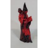 A Royal Doulton Flambe figure of the Wizard HN3121