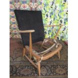 Ercol light lounge chair (af)
