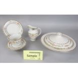 A collection of Royal Doulton Mosaic Garden pattern wares including a pair of tureens and covers,