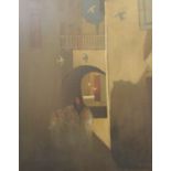 Richard Ewen (1929-2009) - 'Confirmation Day in Mons', signed and dated 1990, totled verso, oil on