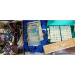 Miscellaneous effects including girl guide and boy scout belts, badges and other ephemera,