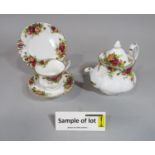 A collection of Royal Albert Old Country Roses pattern wares comprising two handled tureen and