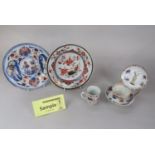 A collection of 18th and 19th century oriental ceramics including Chinese imari pattern wares