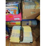 Five boxes containing an extensive collection of The Beano Annuals, various dates between 1970-