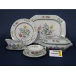 A collection of Spode Summer Palace pattern oven to table dinnerwares, W150, comprising two
