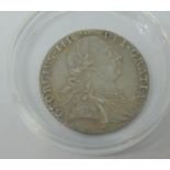George III silver shilling 1787