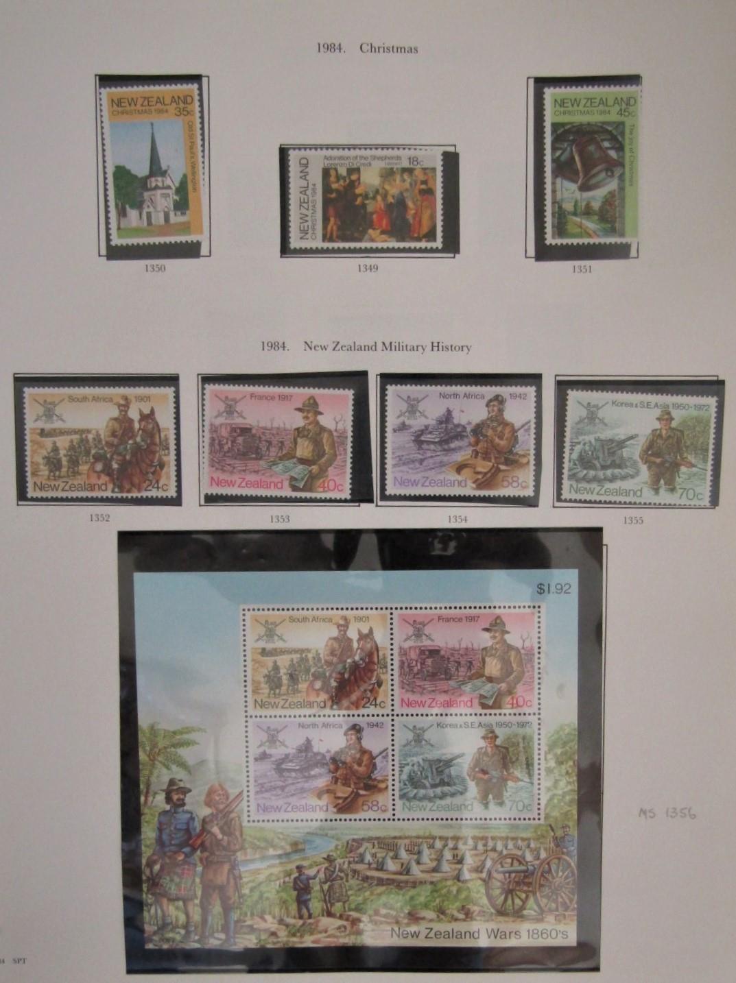 A mint and used collection of stamps from New Zealand in an SG album from QV to 1980?s - Displayed - Image 3 of 3